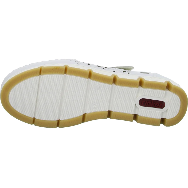 Rieker Slipper/Kletthalbschuh luftdurchlässig (durchbrochenes/geflochtenes Obermaterial)
