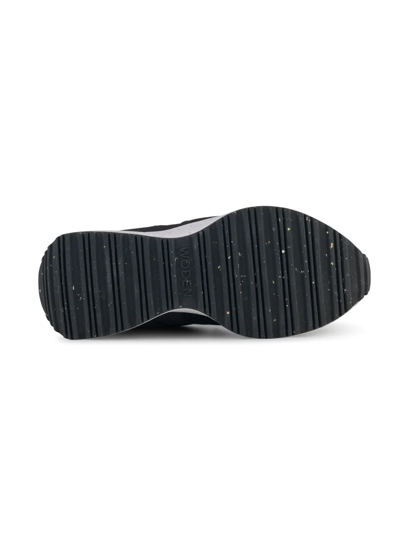 Rose Textile Multi - Black