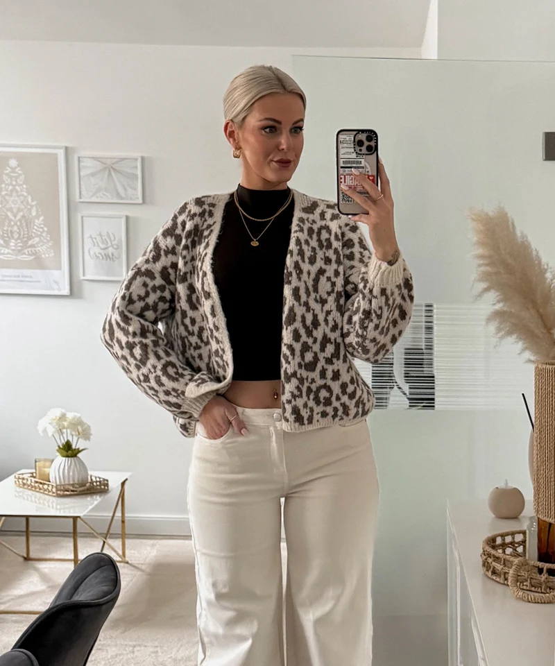 Cardigan Lira Braun Leo