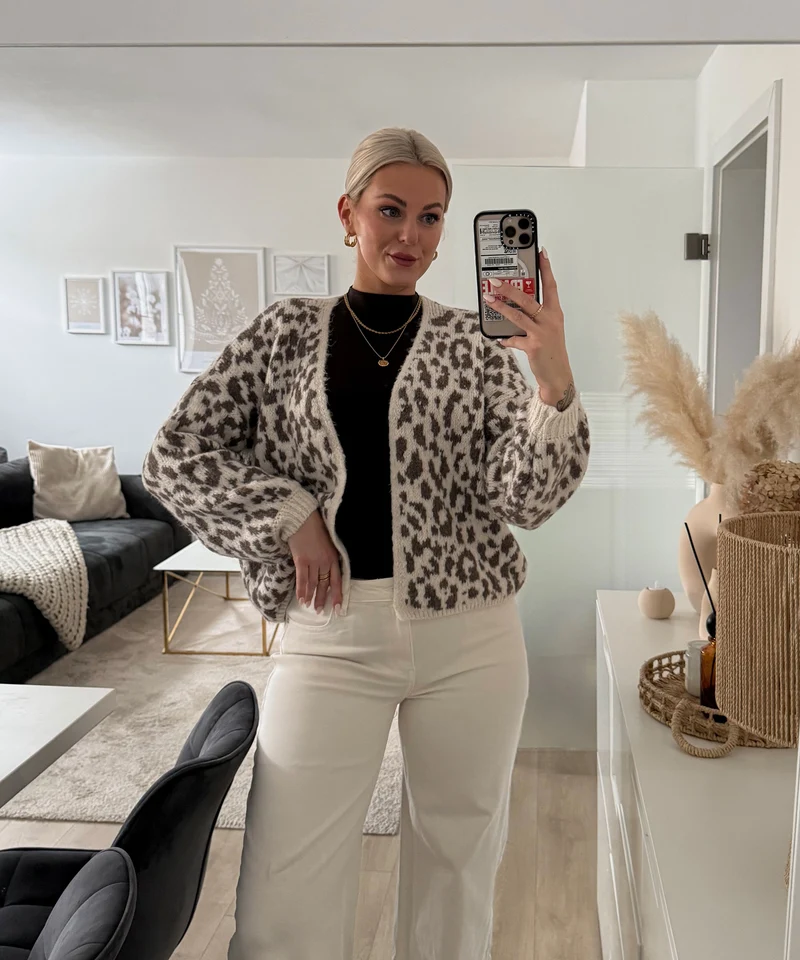 Cardigan Lira Braun Leo