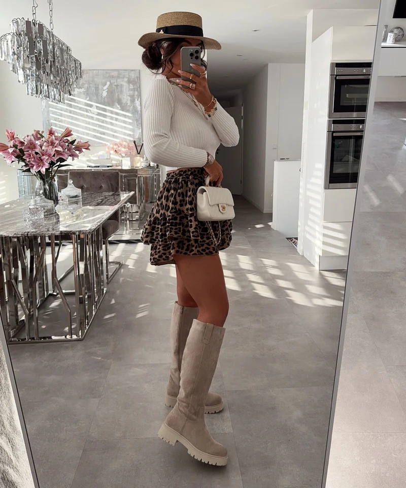 Stiefel Chira Beige