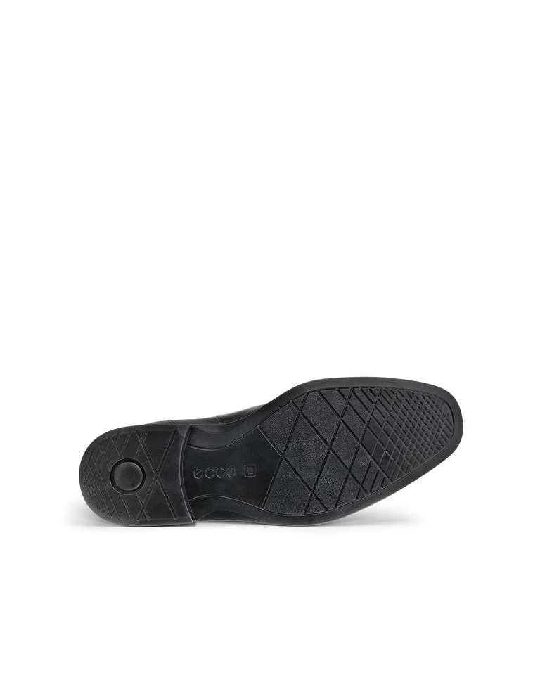 ECCO Herren Melbourne Leder Chelsea Stiefel | Schwarz