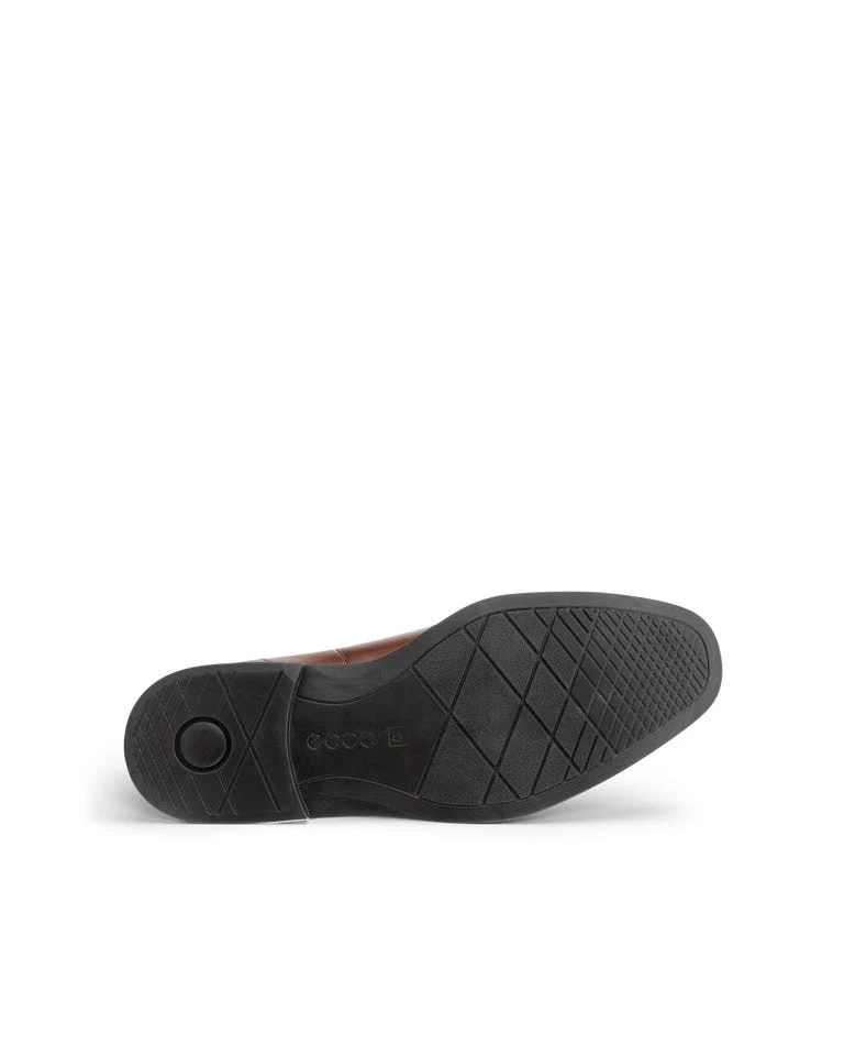 ECCO Herren Melbourne Leder Chelsea Stiefel | Kamel