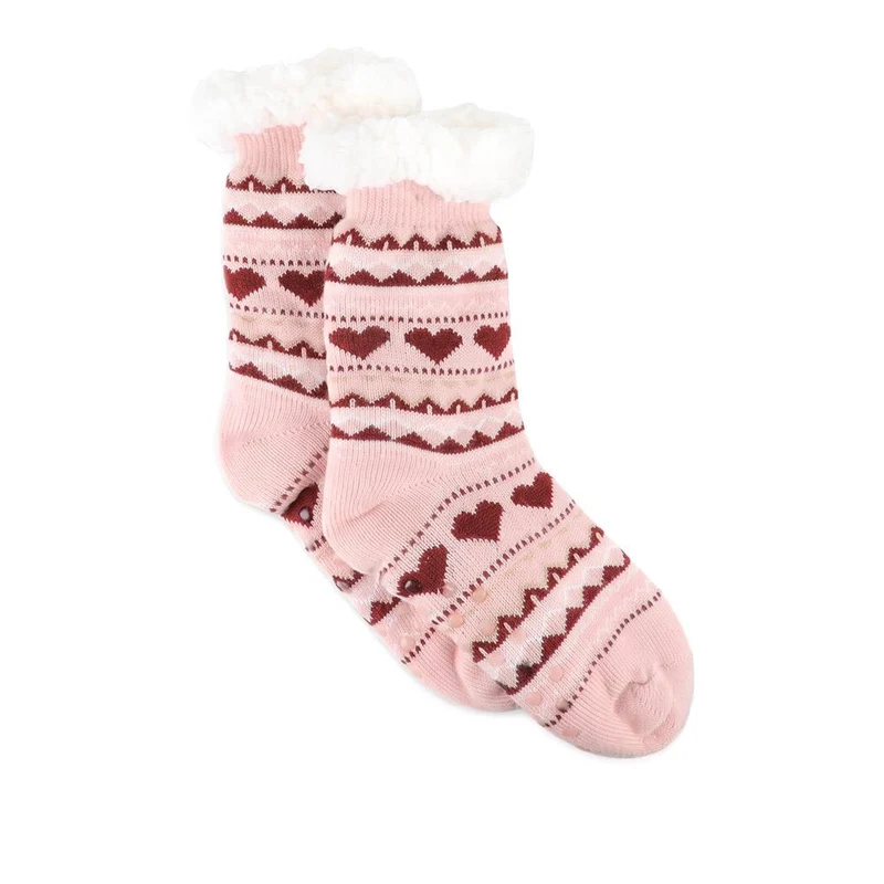 Thick Cosy Ladies Socks - YIWU42003 / 328 139 - Pink Multi