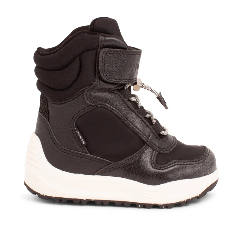 Malik Leather Boot - Black