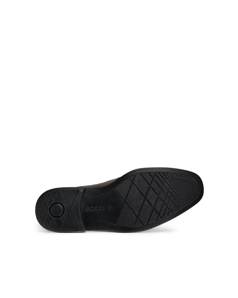 ECCO Herren Melbourne Derby-Schuh aus Leder | Braun