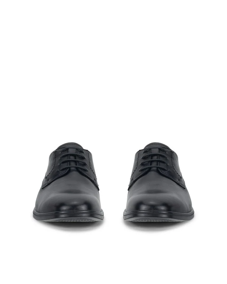 ECCO Herren Melbourne Derby-Schuh aus Leder | Schwarz