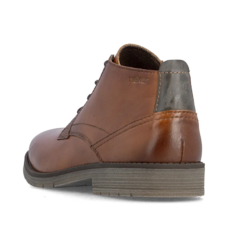 Rieker Herren-Schnürstiefeletten aus Leder | Braun