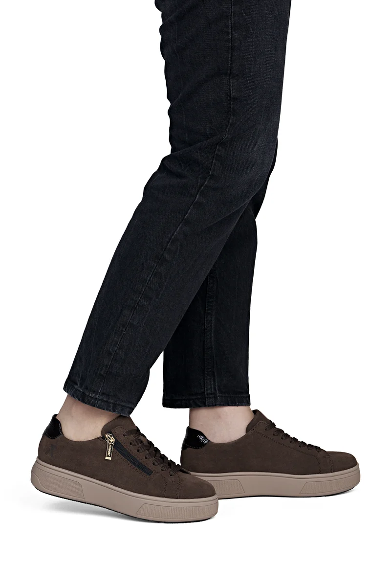 Rieker Damen-Plateau-Sneaker | Braun