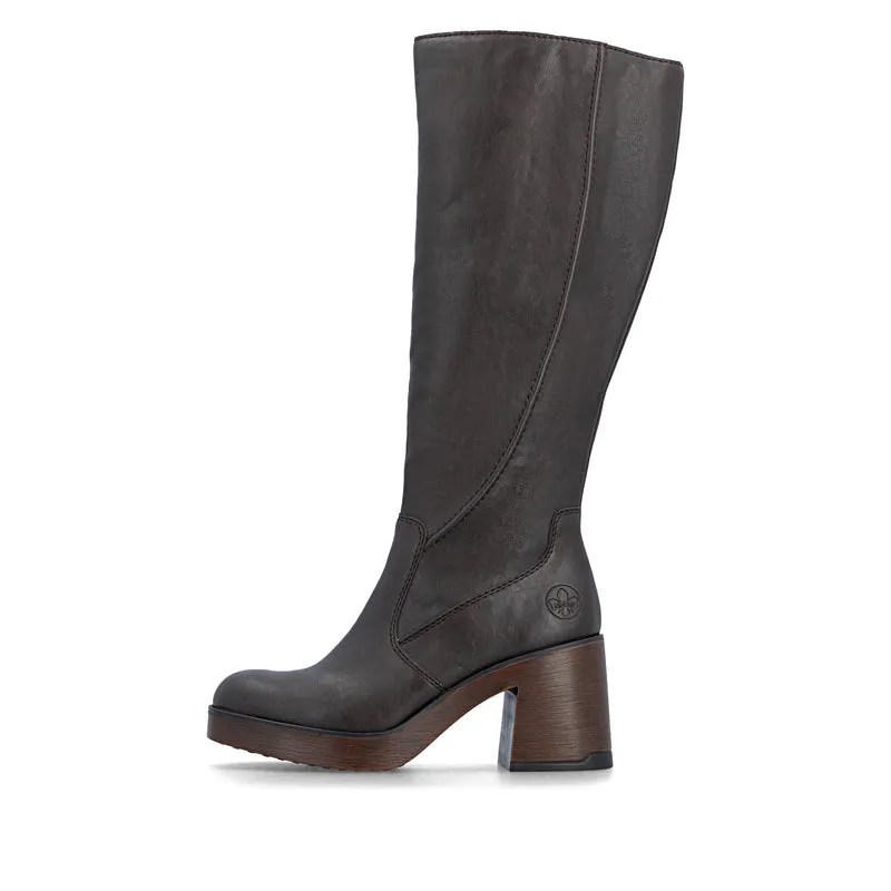 Rieker Damenmode Hoher Stiefel | Braun