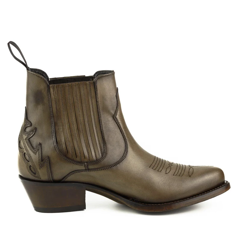 Urban Stiefeletten Damen 2487 Braunes Leder