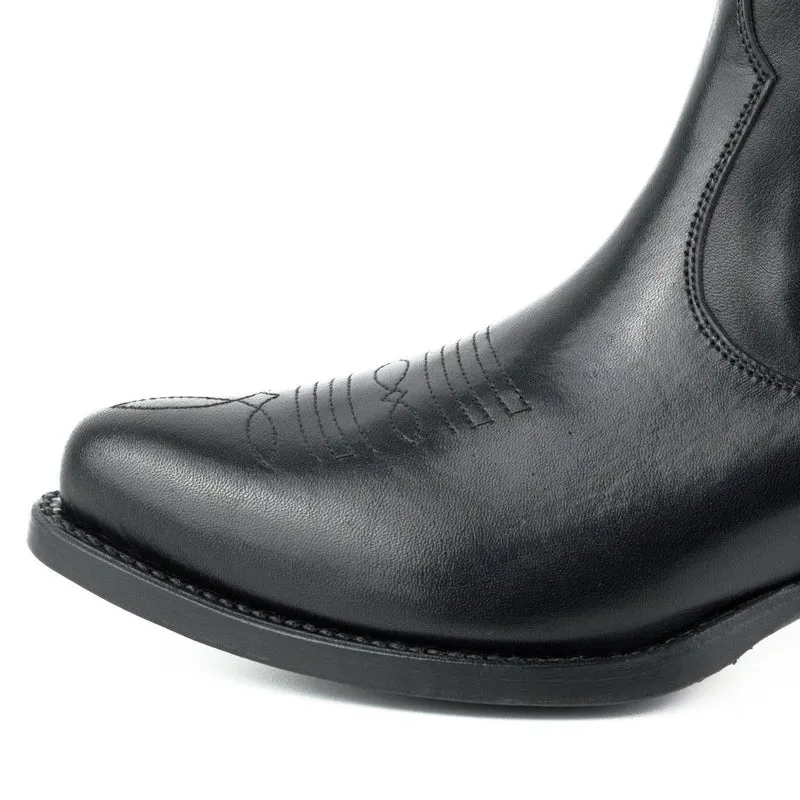 Urban Stiefeletten Damen 2487 Schwarzes Leder