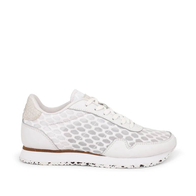 Nora III Mesh Leather - Bright White