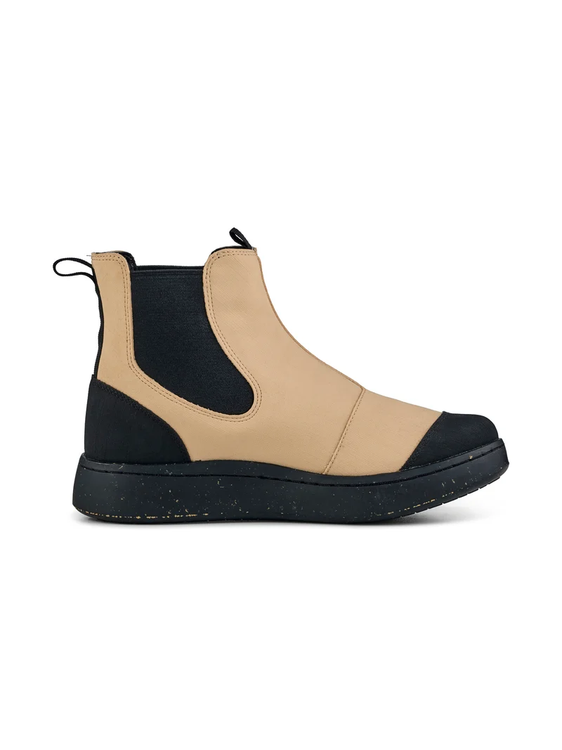 Magda Rubber Boot - Black/Beige