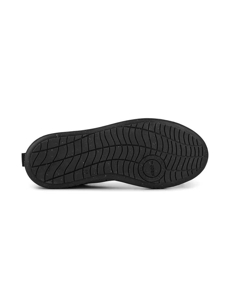 Magda Rubber Boot - Black/Beige