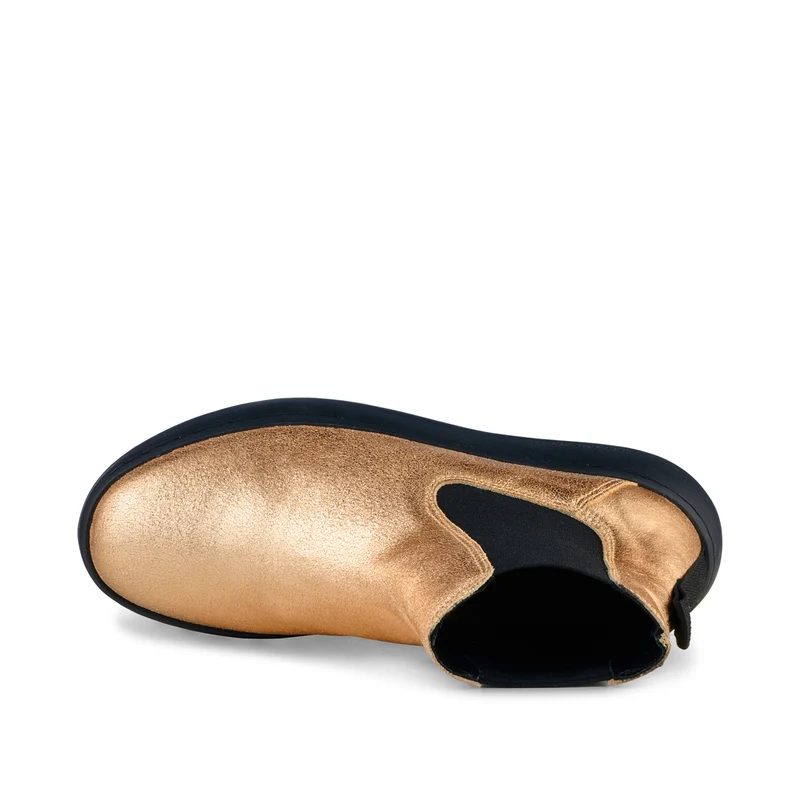 Hannah Metallic Leather - Gold