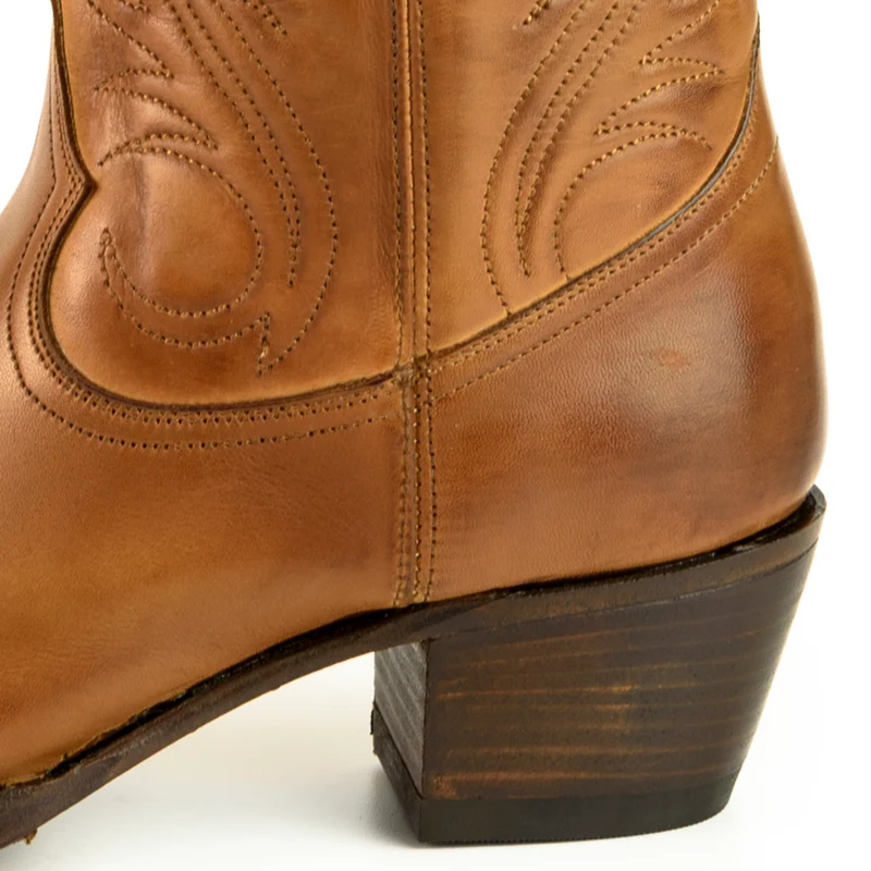 Country- und Western-Cowboystiefel für Damen 2536 Kamelleder