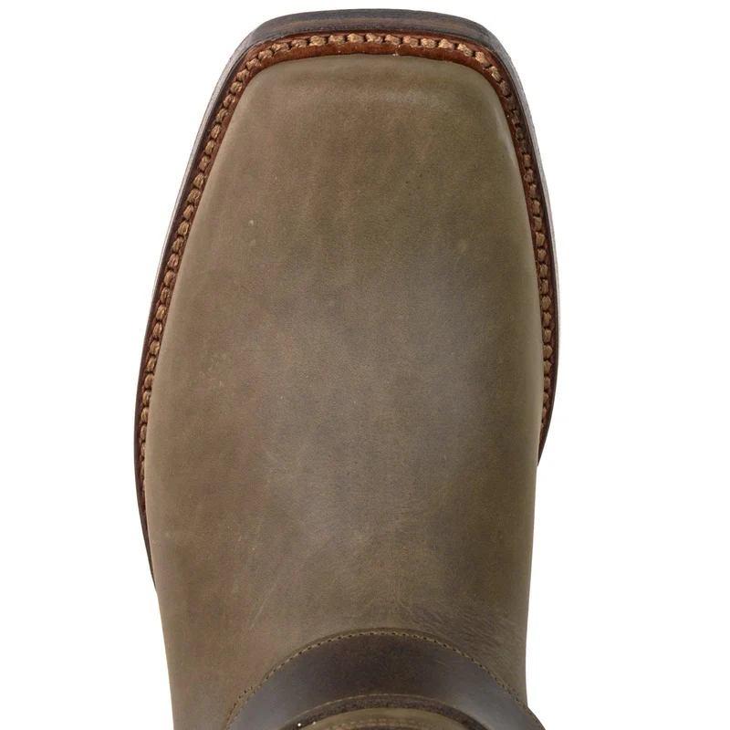 Herren- und Damen-Biker-Motard-Stiefel 01 aus braunem Leder
