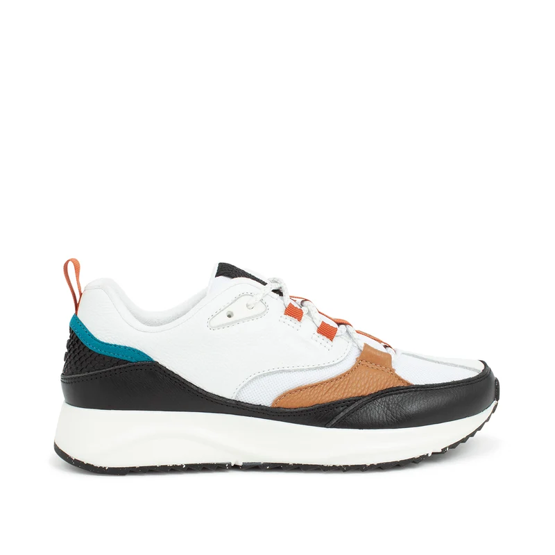 Malou Leather Fifty - Black/White