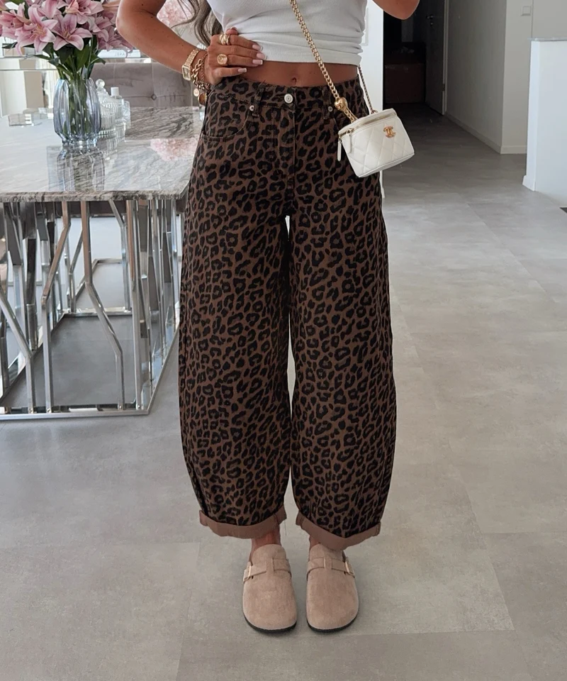 Balloon Jeans Naelia Leo Braun