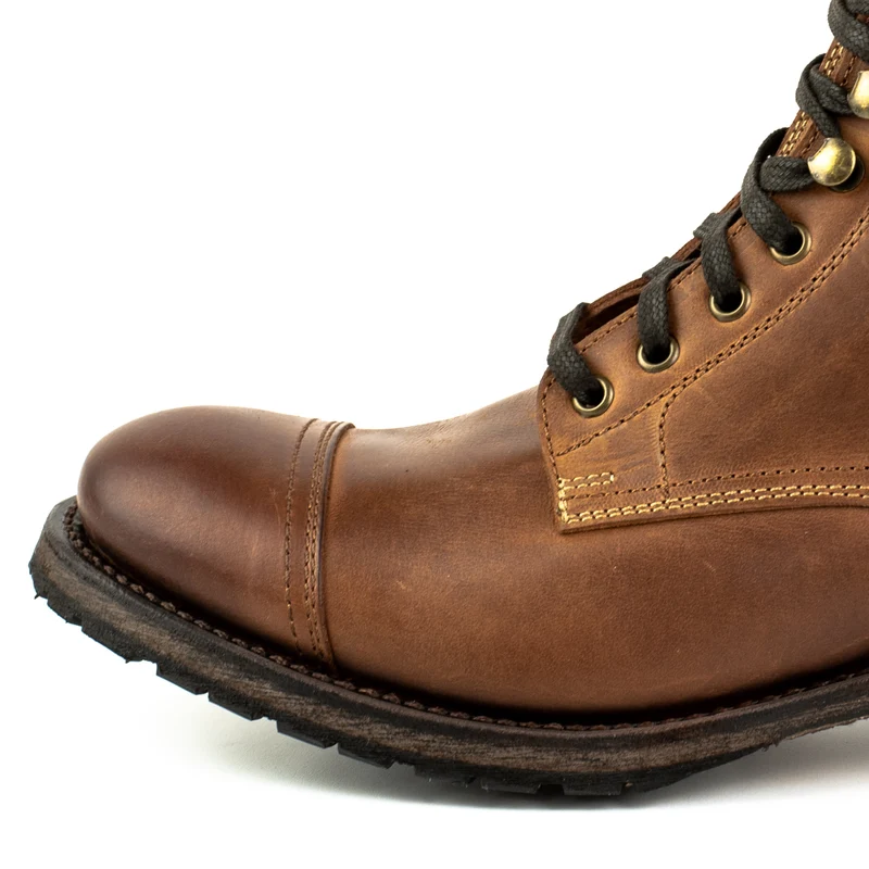 Urban-Schnürstiefel für Herren 2478 aus braunem Leder