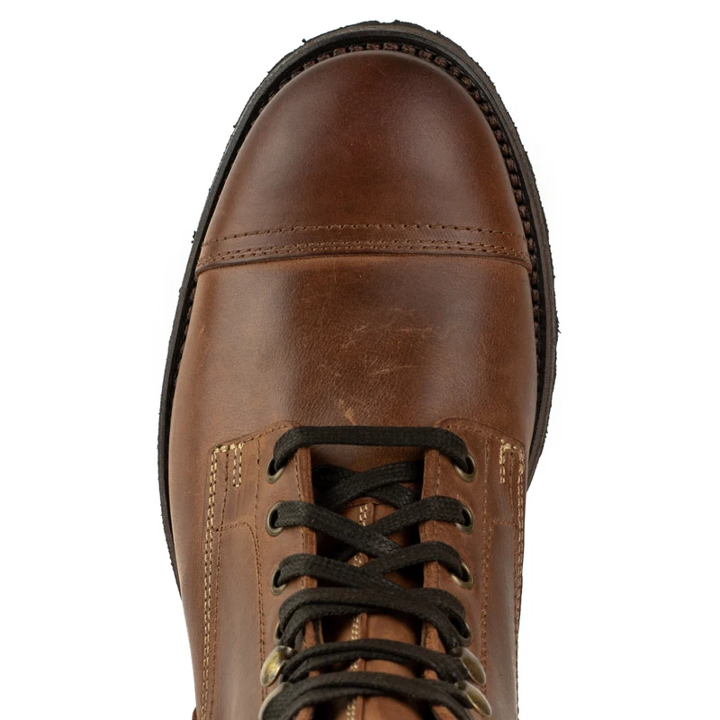 Urban-Schnürstiefel für Herren 2478 aus braunem Leder