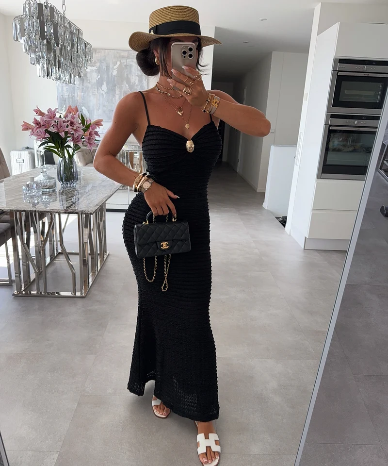 Kleid Miti Schwarz