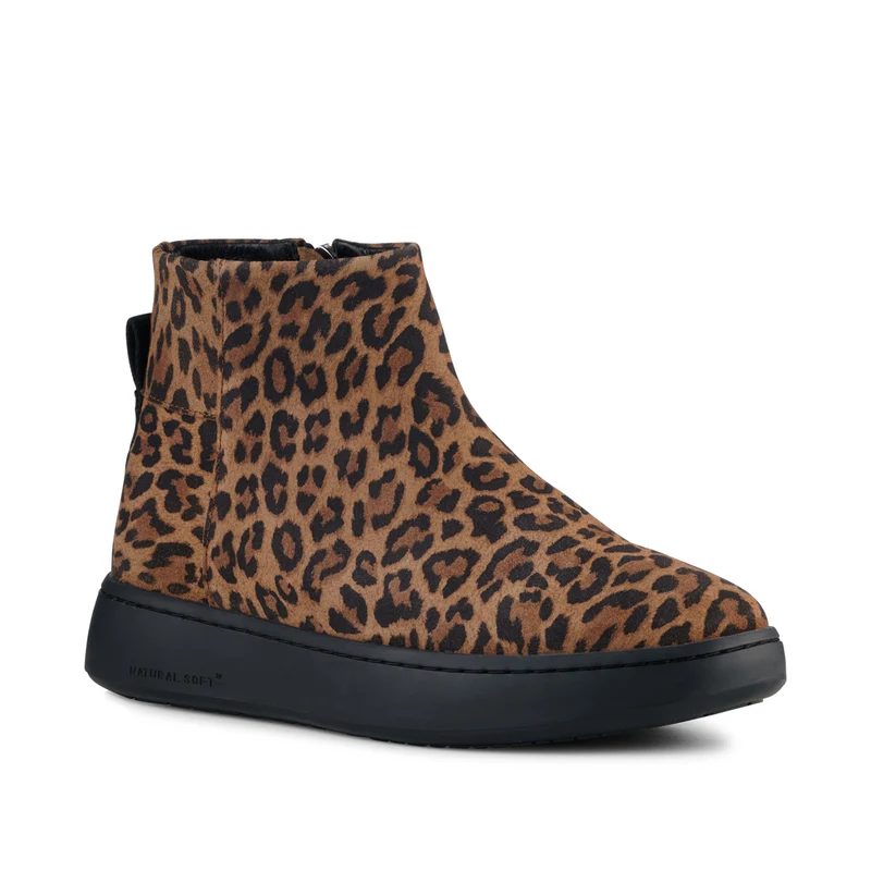 Abbi Suede Print - Leopard