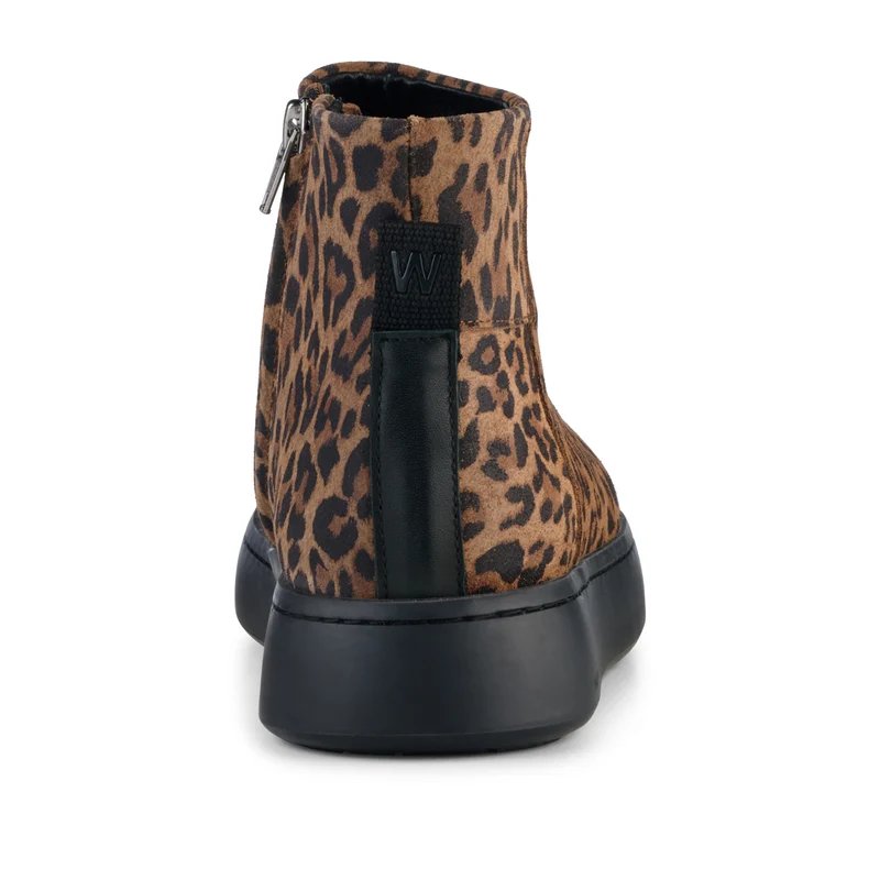 Abbi Suede Print - Leopard