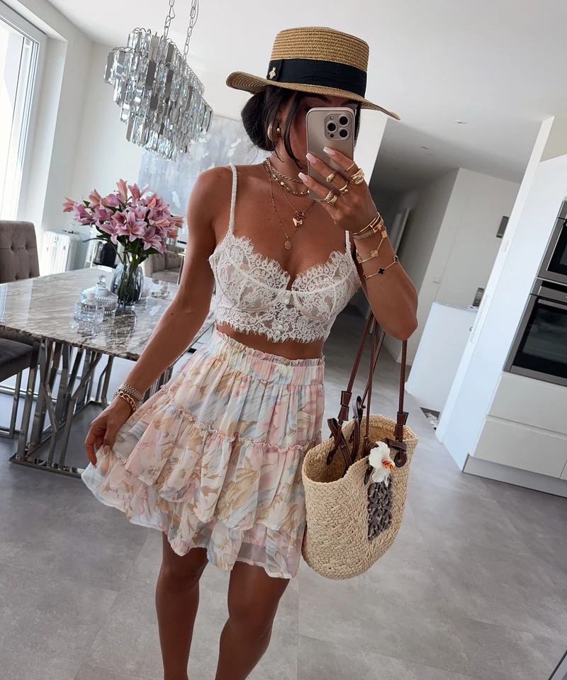Bralette Audra Weiß