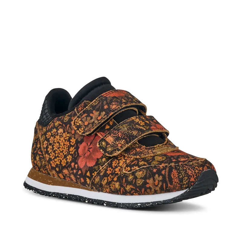 Ydun Suede Kids - Black Flower