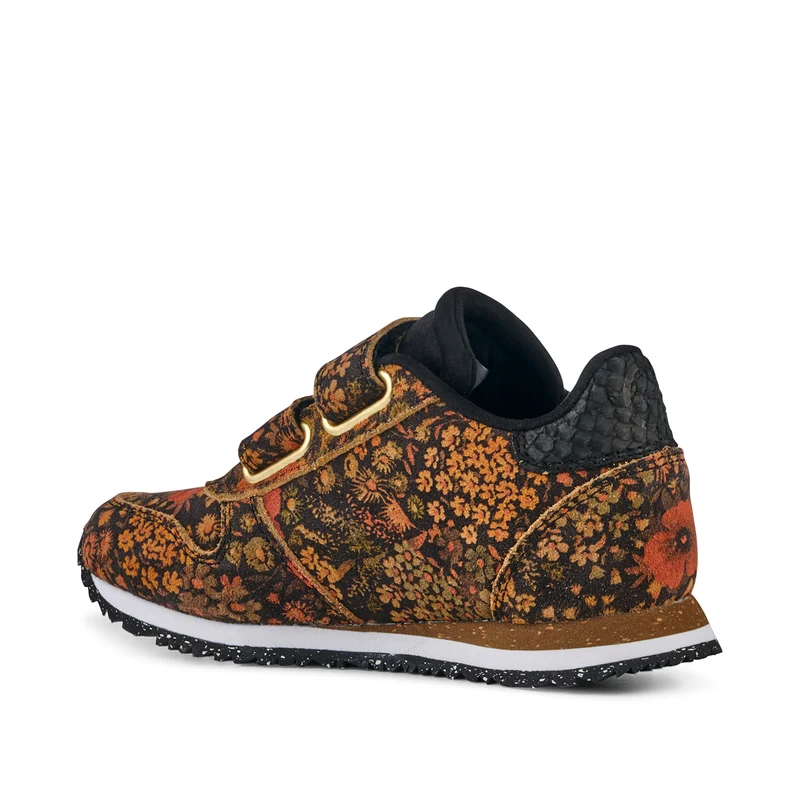 Ydun Suede Kids - Black Flower