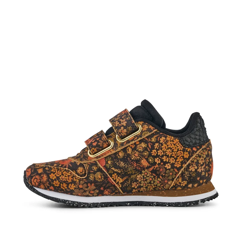 Ydun Suede Kids - Black Flower