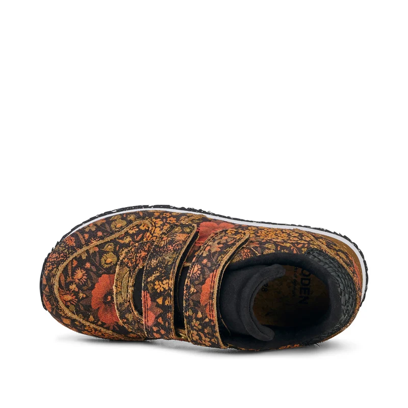 Ydun Suede Kids - Black Flower