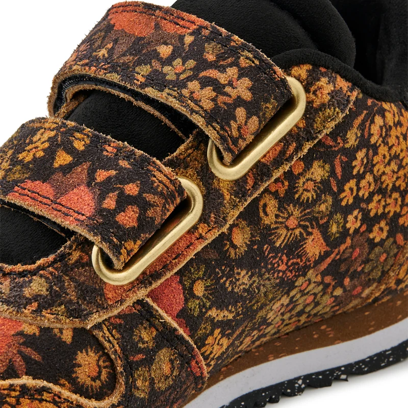 Ydun Suede Kids - Black Flower