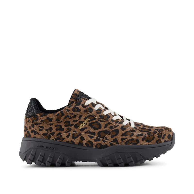 Trine Suede Print - Leopard
