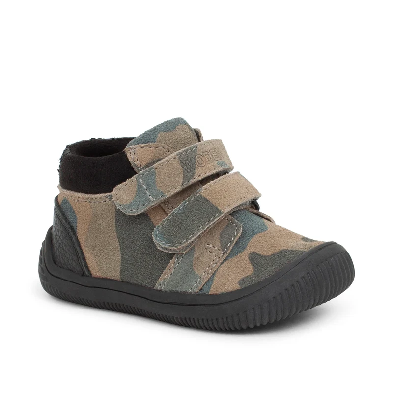 Tristan Suede - Green Camouflage
