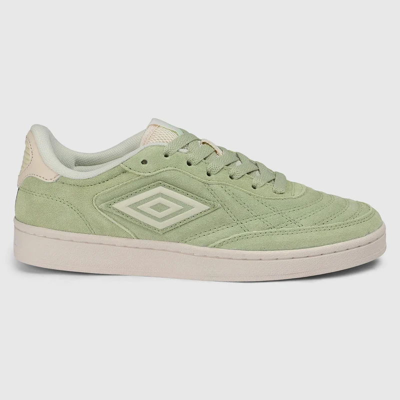 Umbro Unisex Clayton Wildleder-Sneaker | Reed Whisper White