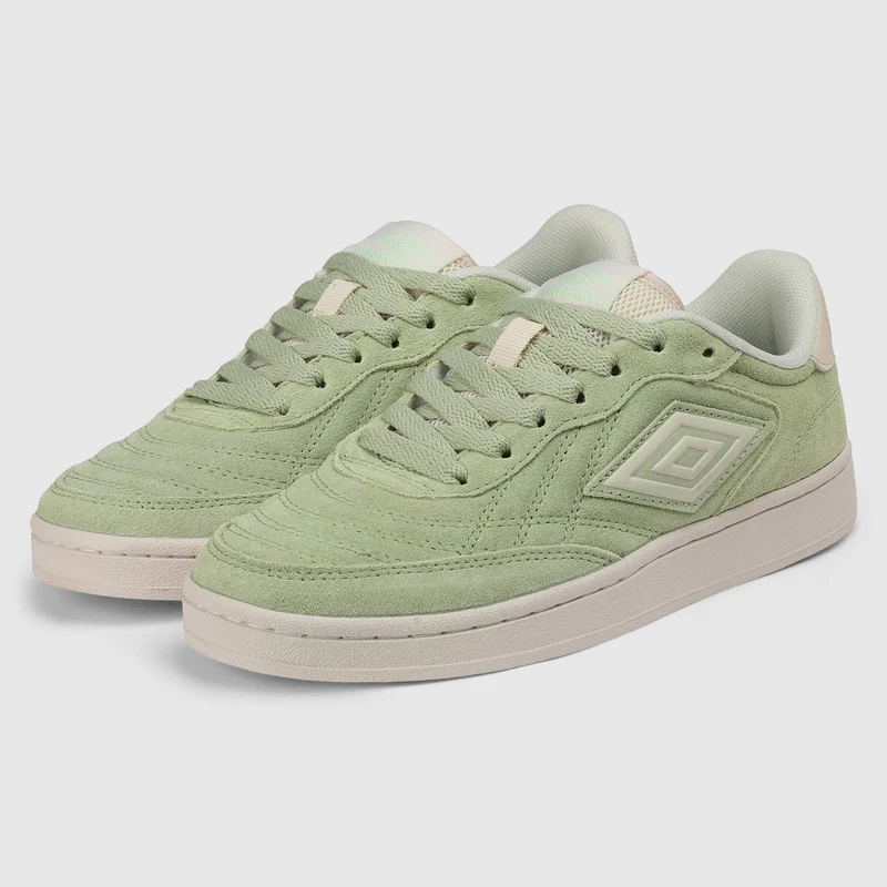 Umbro Unisex Clayton Wildleder-Sneaker | Reed Whisper White