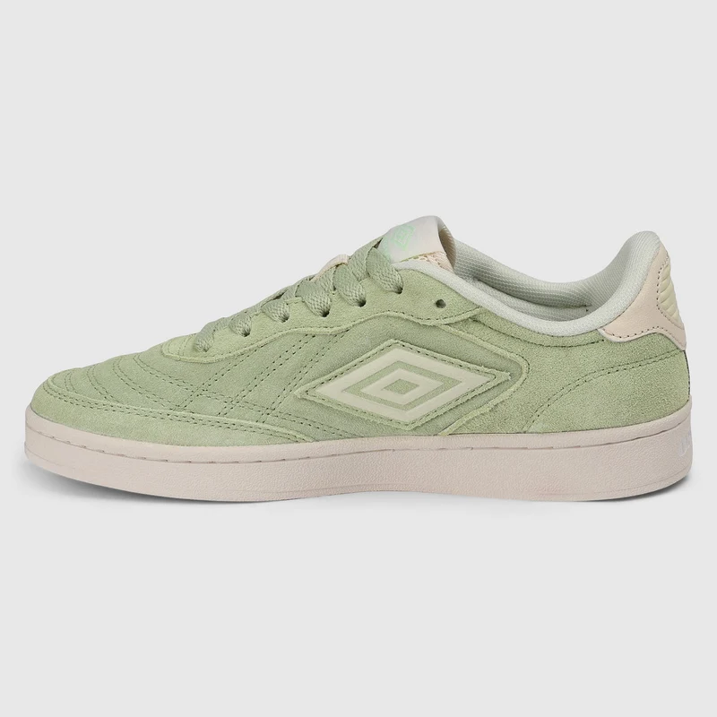 Umbro Unisex Clayton Wildleder-Sneaker | Reed Whisper White