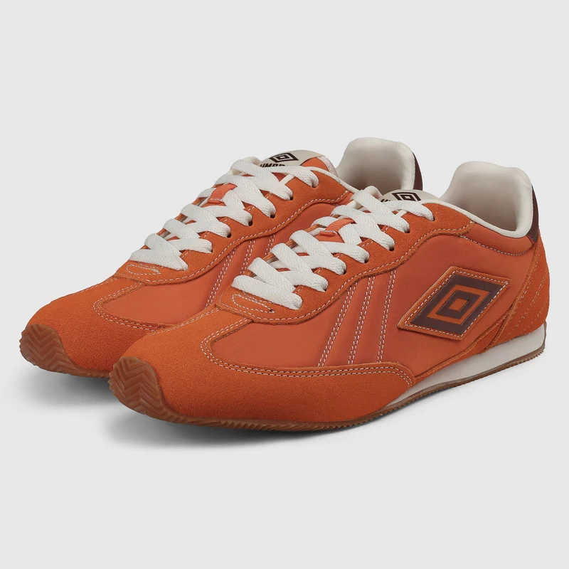 Umbro Unisex Gorton Sneaker | Gold Flame Henna Whisper White