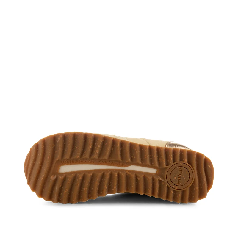 Nora III Croco Heel Plateau - Butter