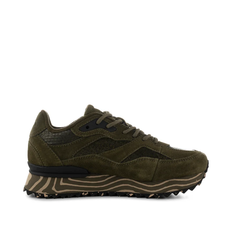 Sophie Salmon Marble - Dark Olive