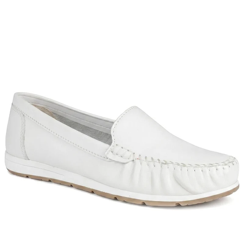 Marco Tozzi Leather Cushioned Moccasins - WEN43003 / 330 472