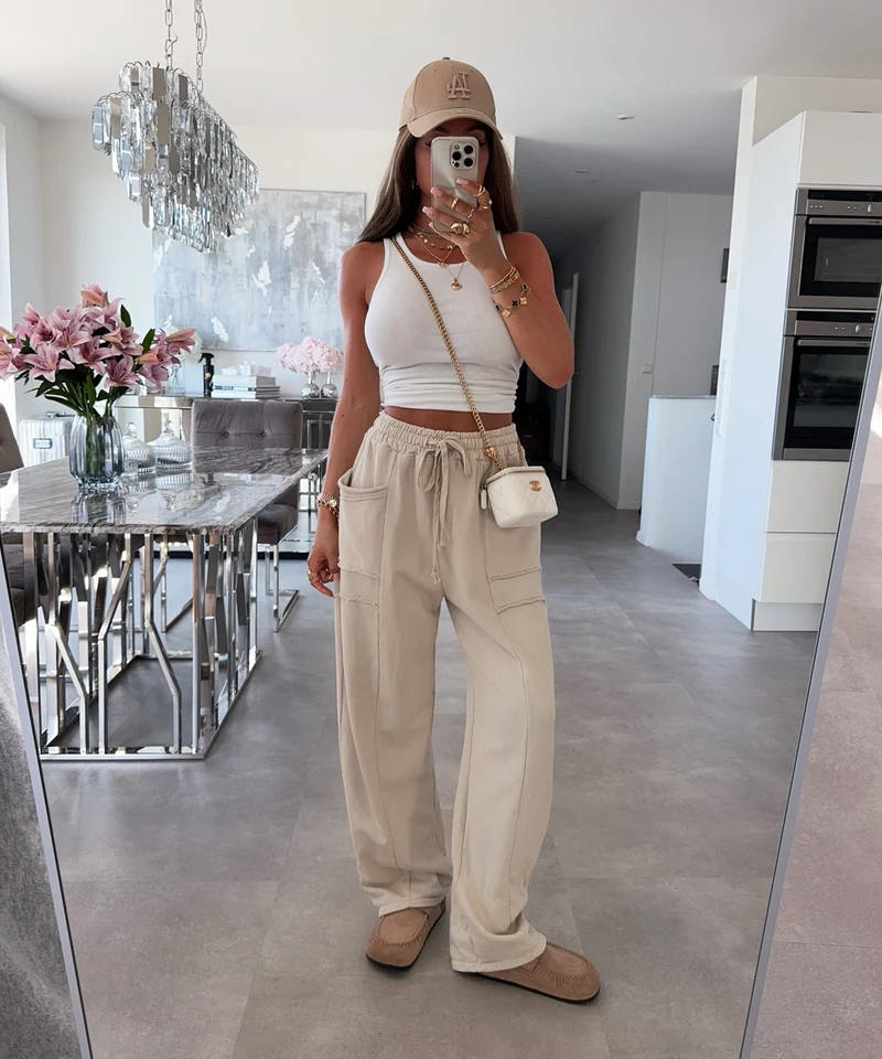 Joggingshose Lyselle Beige