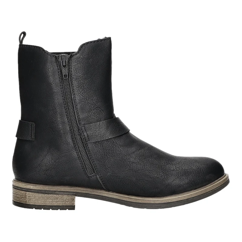 Rieker Schlupf-/Reißverschlußstiefelette Warmfutter bis 35mm Absatz (casual)