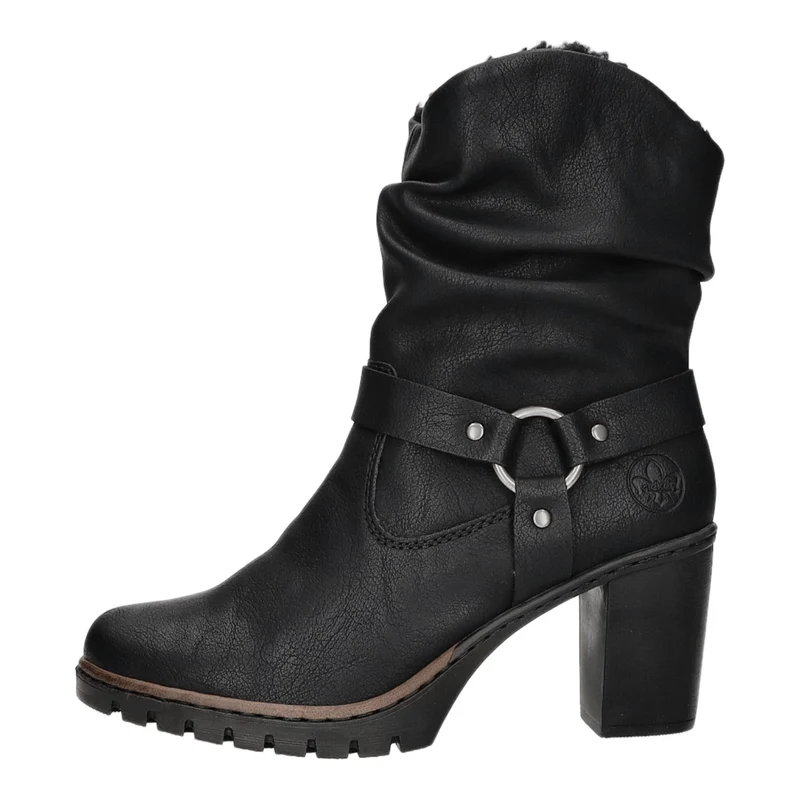 Rieker Schlupf-/Reißverschlußstiefelette Warmfutter ab 35mm Absatz