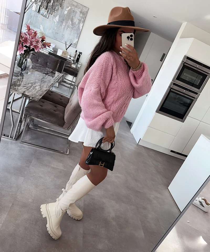 Stiefel Kinley Beige