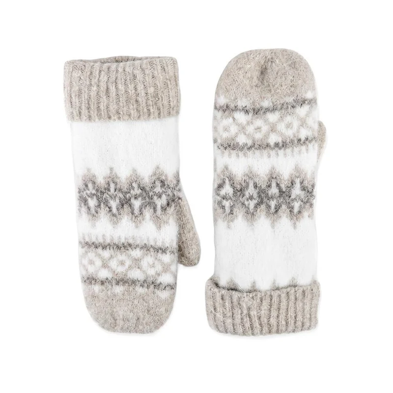 Stylish Warm Mittens - SISK44009 / 329 906 - Beige Multi