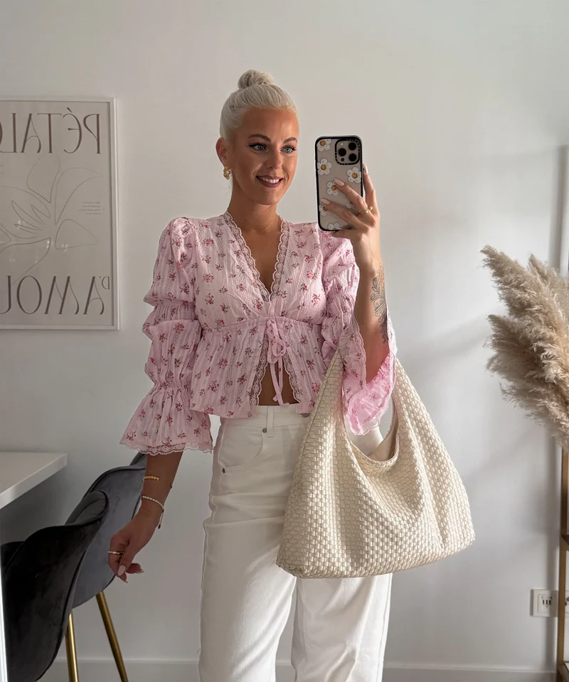 Bluse Neya Rosa